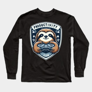 Productive sloth Long Sleeve T-Shirt